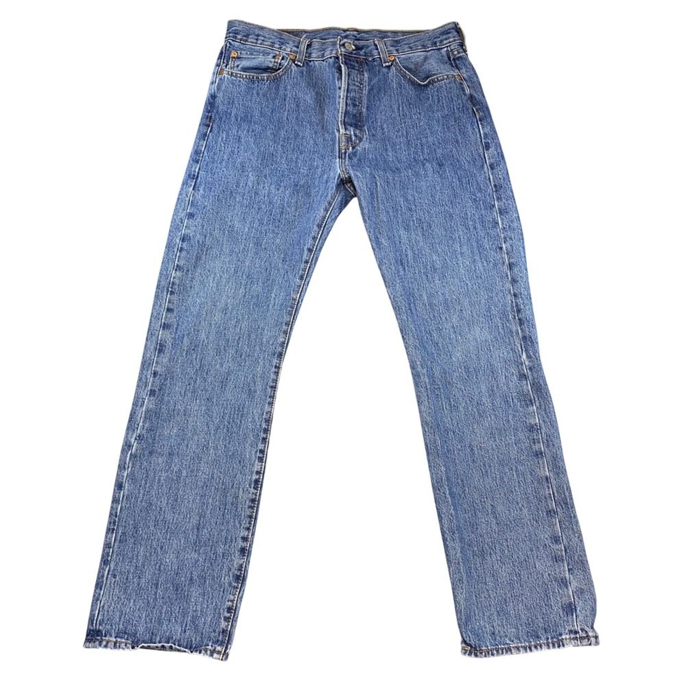 Levis 501 Original Fit Mens Jeans 34x32(30.5 actual) Straight Leg Button Fly‎